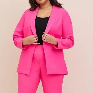 Torrid hot pink blazer size 2x.